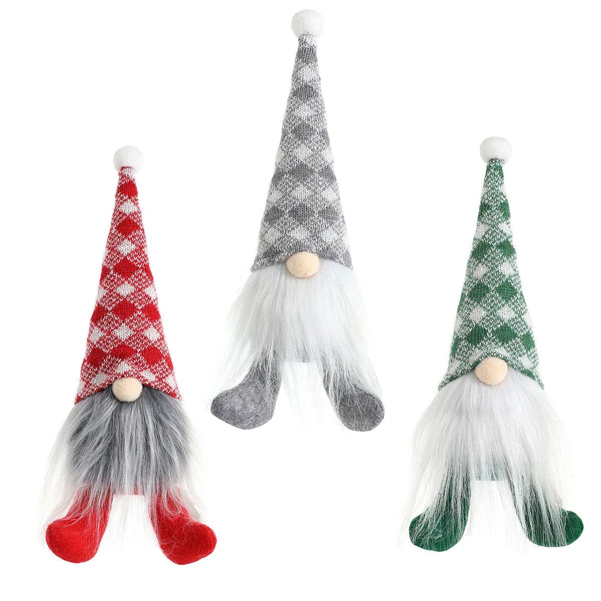 Christmas Decoration Items - Nordic Style Handless Figurine, Faceless Old Man Doll, Window Display Item
