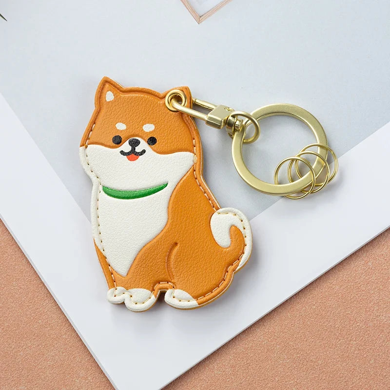 Cute Puppy Keychains Girl Boy Mini Kitty for Car Key Chain Ring Holder Gift Cat Bag Purse Charms Pendant Jewelry Accessories